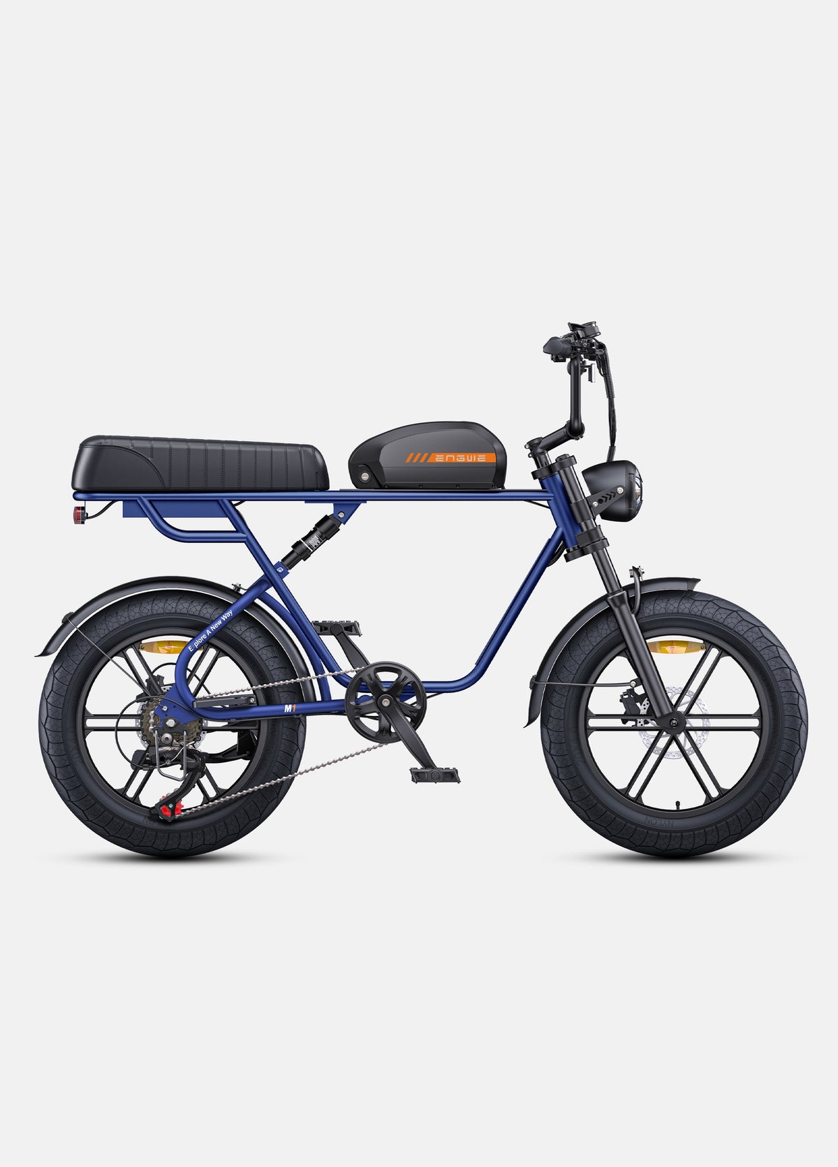 Engwe M1 - Blue - single battery - side