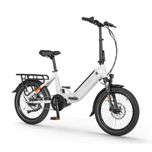 Electric Bike Ecobike Rhino Cruise, compact design, sturdy frame, dual-tone finish, practical rear rack.