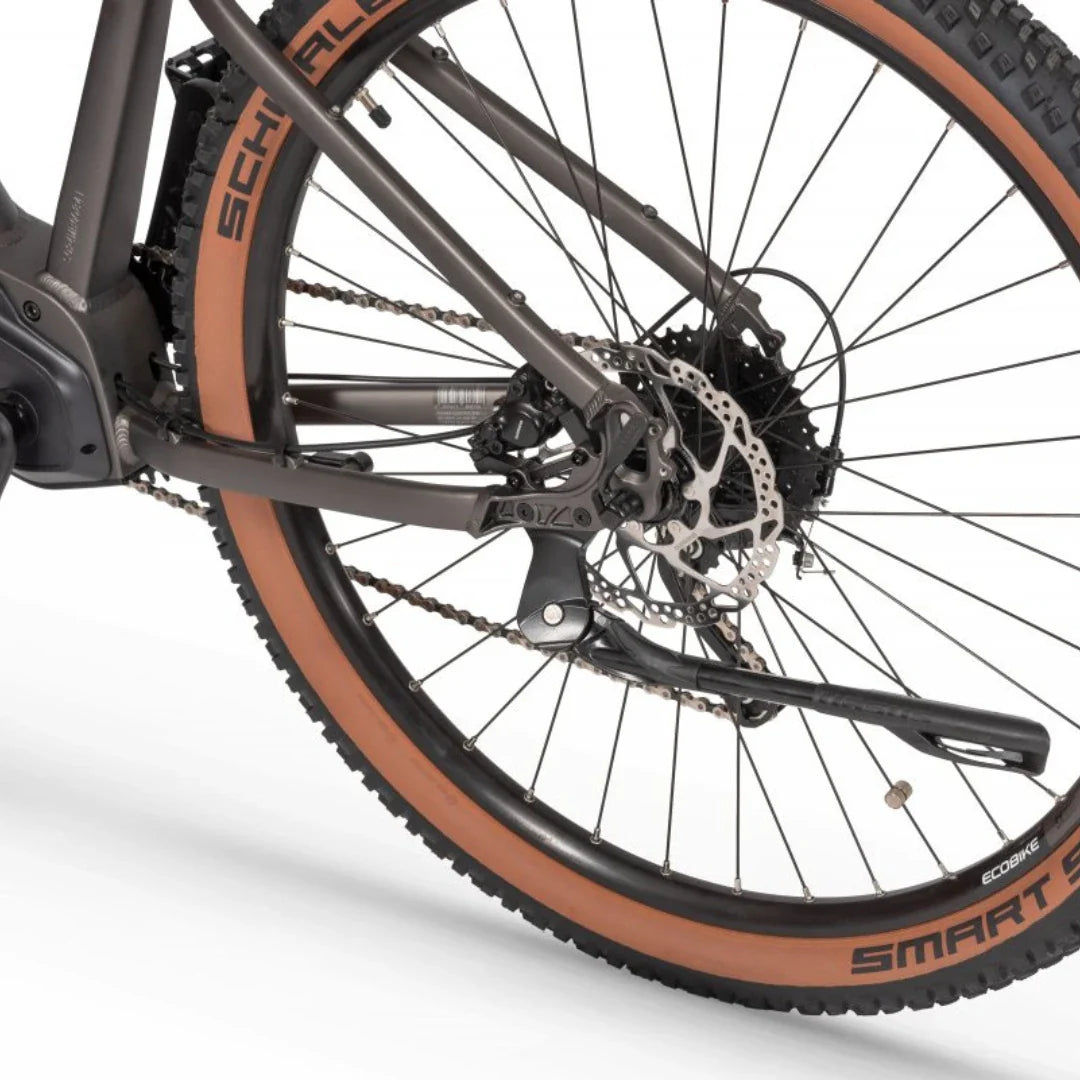 Mountain Electric Bike Ecobike Sx300, features sleek design, durable frame, quality wheels, and disc brakes.