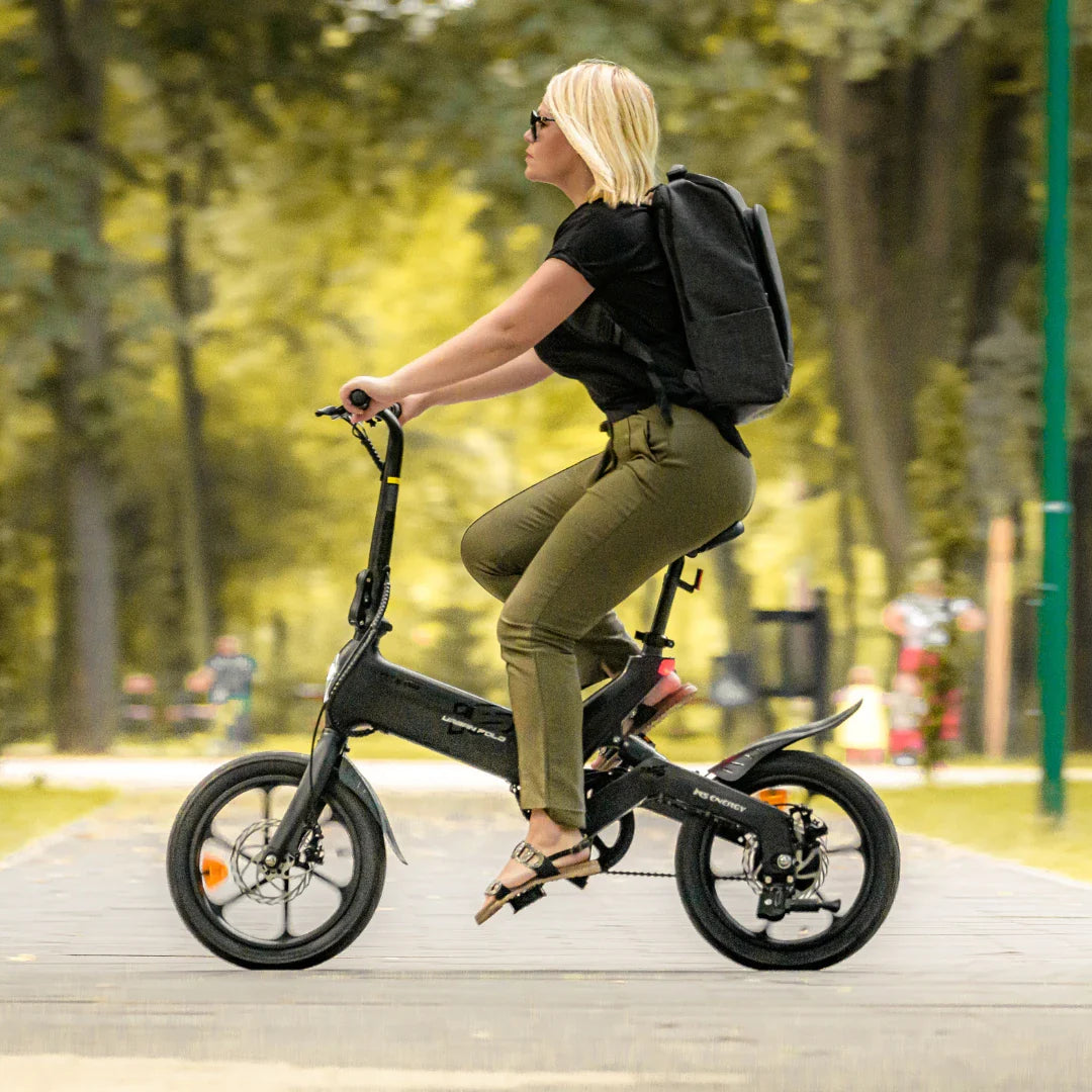 Electric Bike Ms Energy Urbanfold I6 features a compact design, lightweight frame, and stylish look for urban commuting.