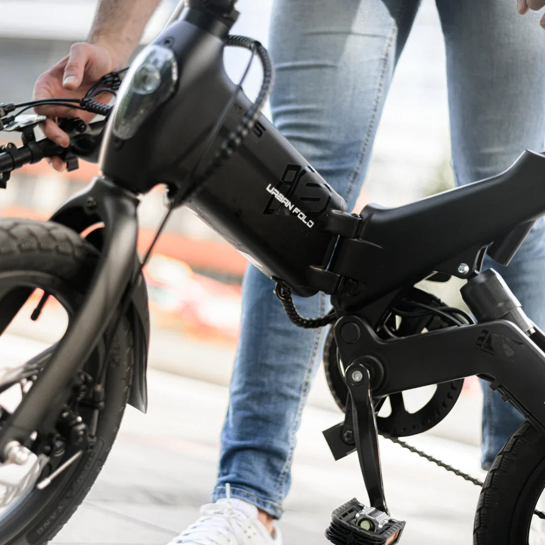 Electric Bike Ms Energy Urbanfold I6, sleek design, compact foldable frame, efficient urban commuting solution.