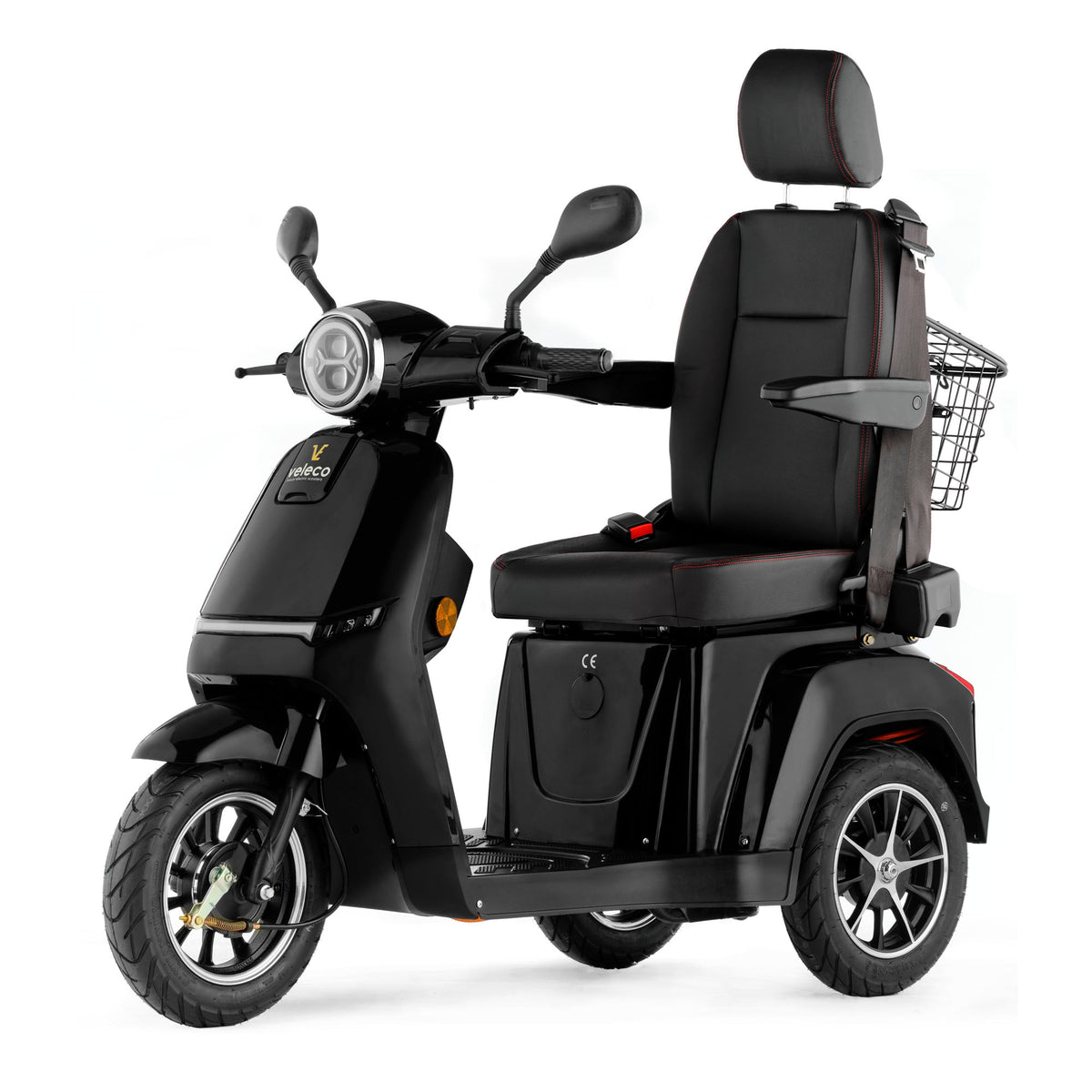 Veleco Turris – black colour variant, no canopy, rear basket