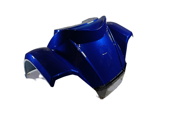 Blue Front Fender for Veleco Faster NM – blue front fender, angled view