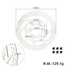 140 mm Brake Disc with 6 Holes for KuKirin G2 Master Electric Scooter