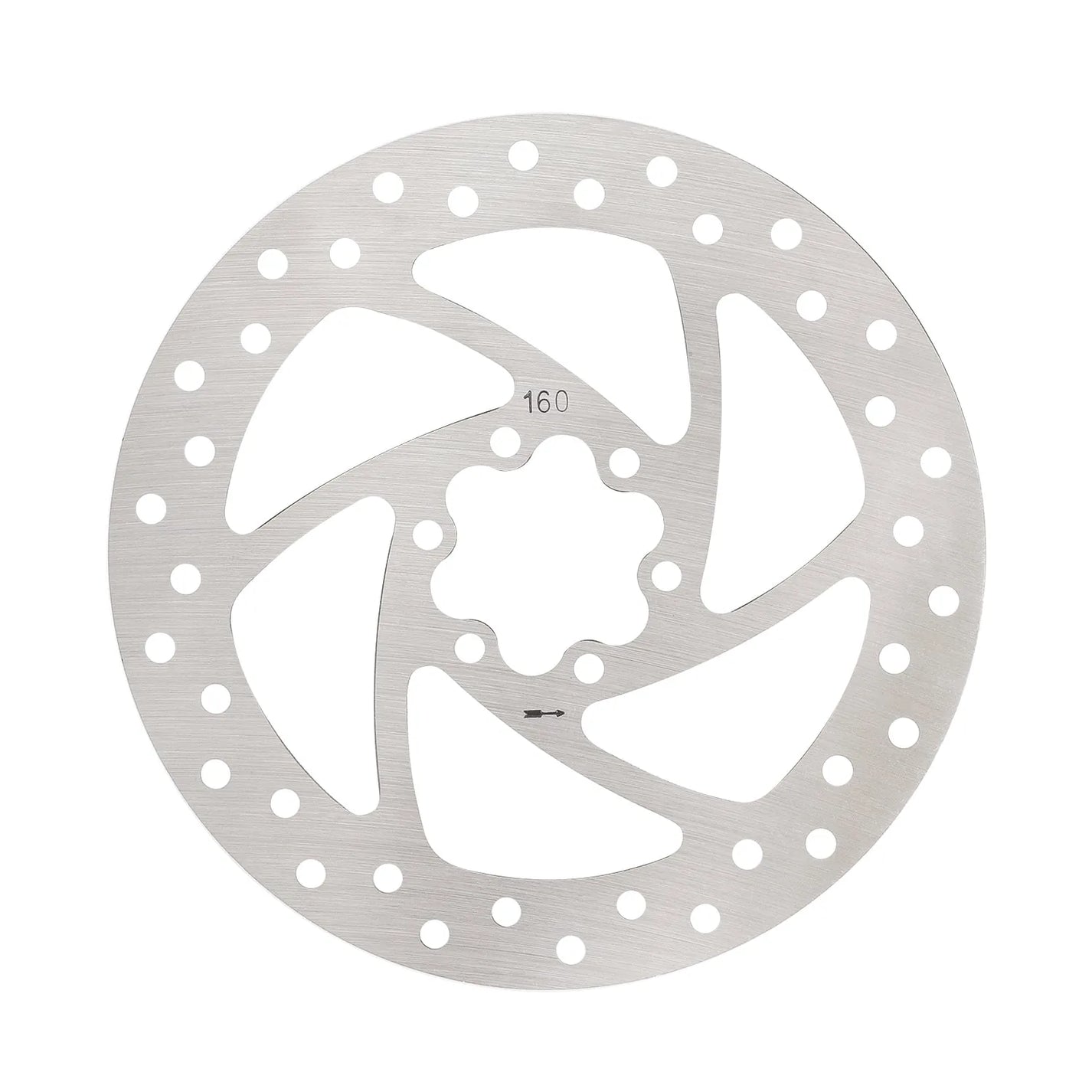 160 mm Brake Disc with 6 Holes and 44 mm Spacing for Electric Scooter or Bicycle