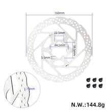 160 mm Brake Disc with 6 Holes for KuKirin G2 Electric Scooter