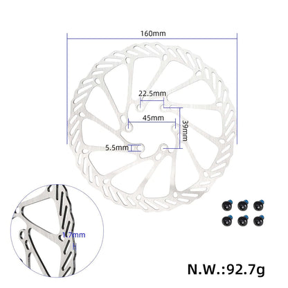 160mm Brake Disc with 6 Holes for KuKirin G4 Electric Scooter
