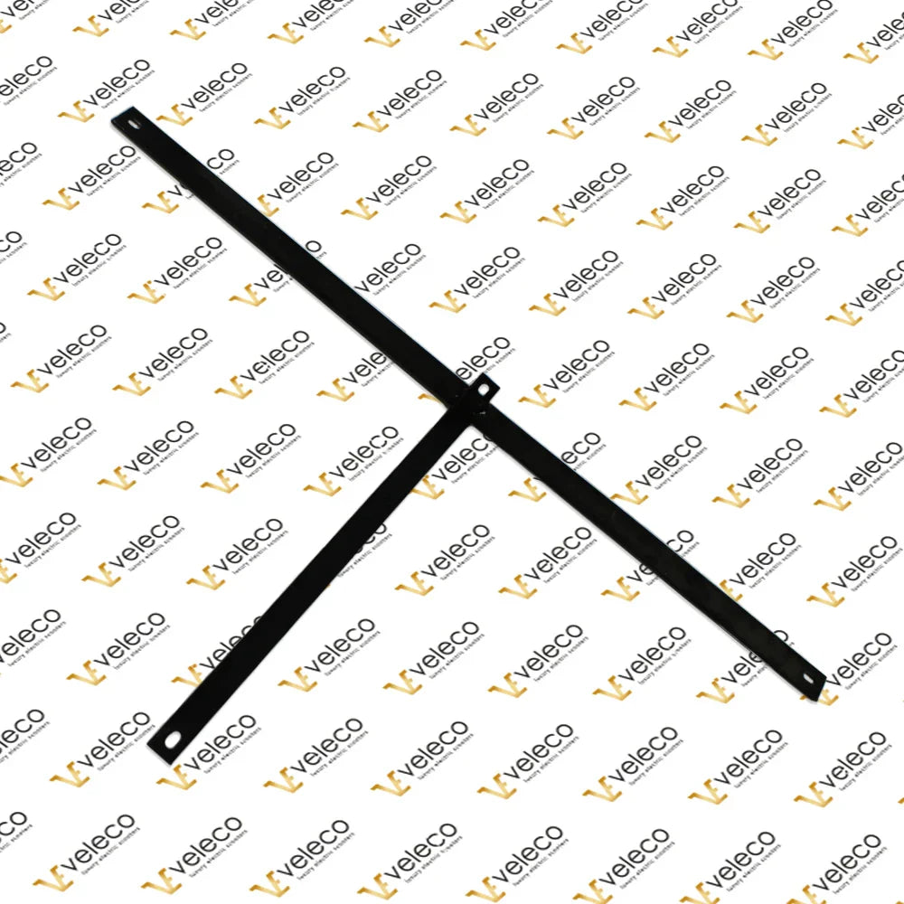Battery Fastening for Veleco Advena – black metal X-shaped bracket