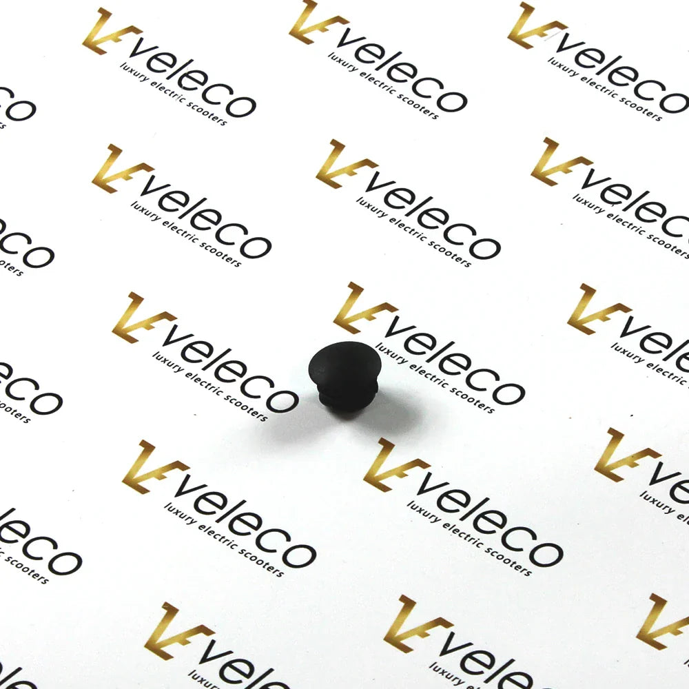 Round Pipe Stopper 19 for Veleco Cosmo – black rubber stopper