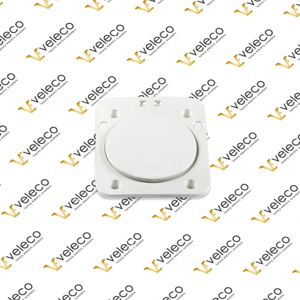 White Loading Flap with Frame for Veleco ZT15 – white square loading flap