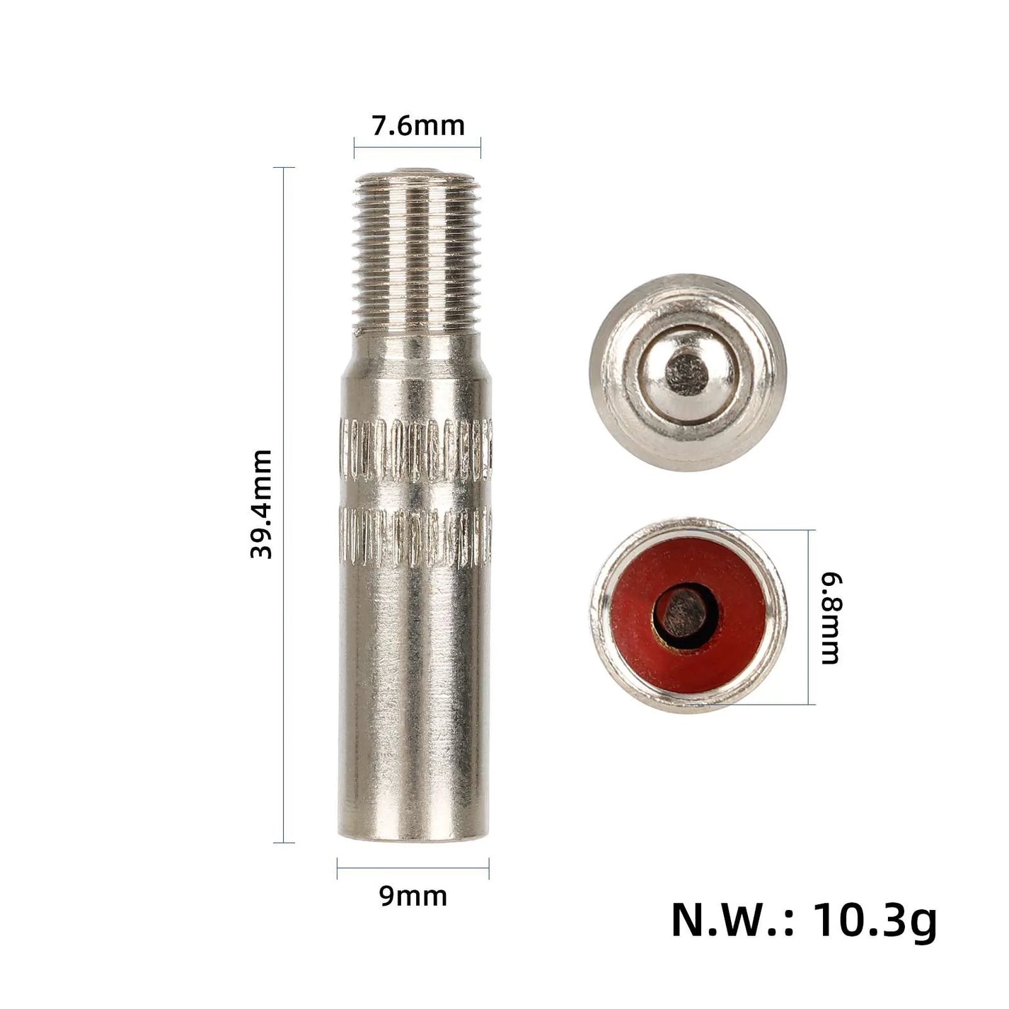 39 mm Metal Valve Extension for Tyre Inflation – 2/6