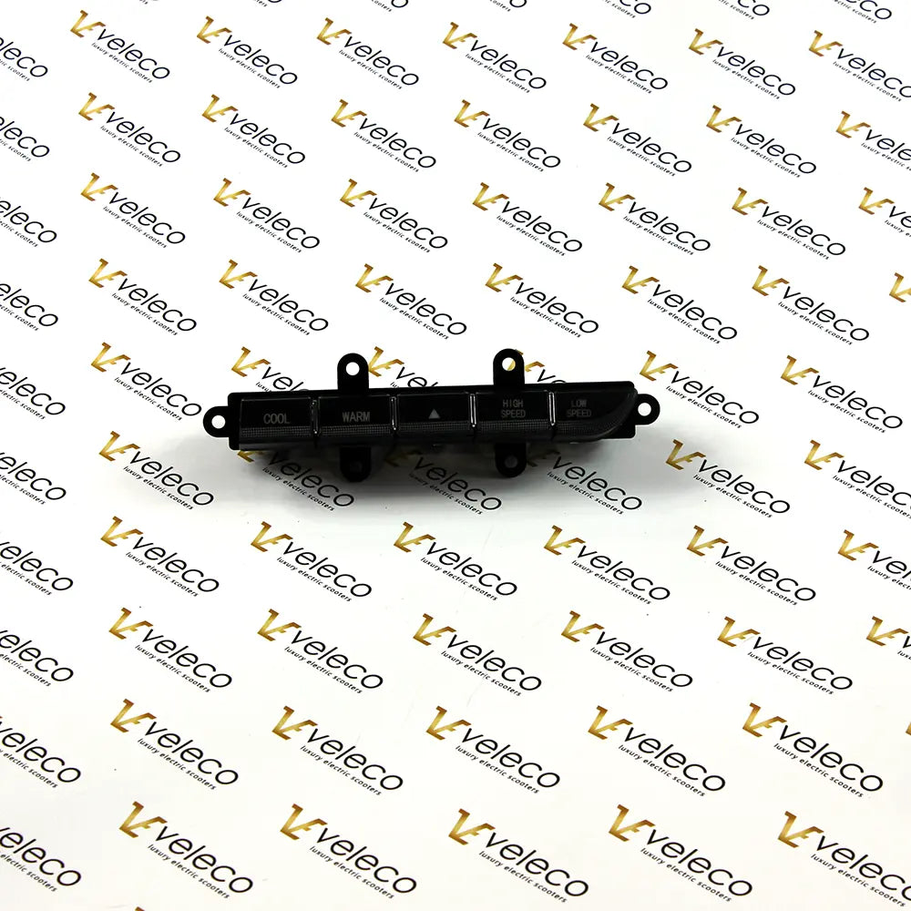 Combined Buttons for Right Side Cockpit Panel for Veleco Advena – black button panel with labels