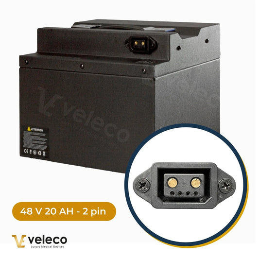 48V 20Ah Li-Ion Battery for Veleco Draco and Turris (2-pin)