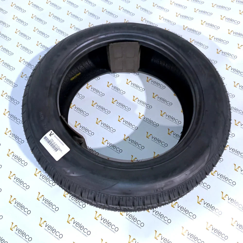 Rear Outer Tire for Veleco Advena – black rubber tire with tread