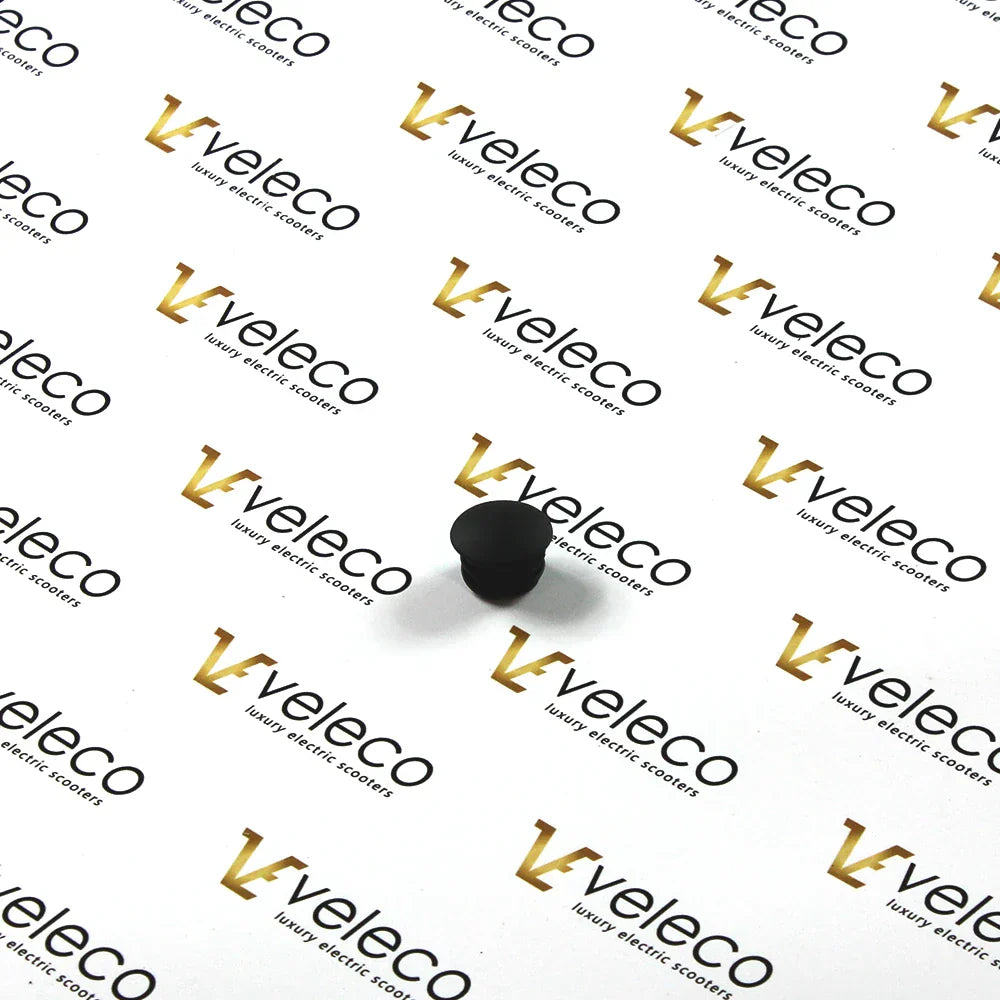 Round Pipe Stopper 20 for Veleco Cosmo – small black round pipe stopper