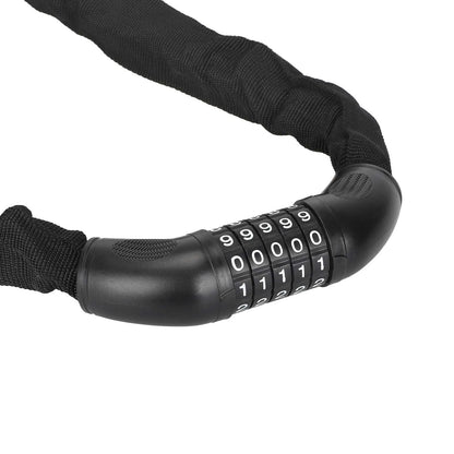 5-digit chain lock for electric scooter or bicycle