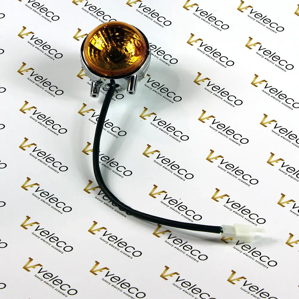 Rear Right Indicator for Veleco ZT63 – amber indicator light with wire