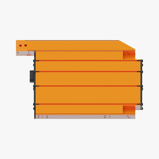 Right Battery Pack for KingSong S16 Pro with Samsung 50S Cells – orange battery pack side view