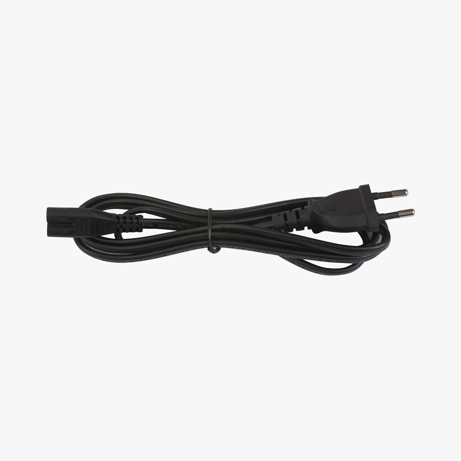Ac Cable 1.2 M for KingSong Electric Unicycle – black power cable, coiled