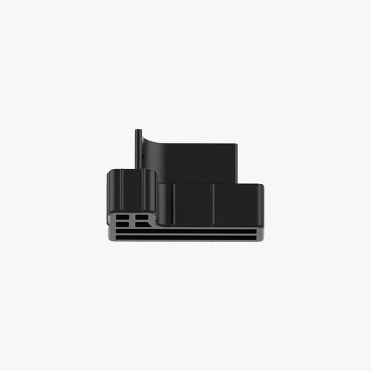 Trolley Lower Right Plug for KingSong F22 Pro – black plastic plug, side view
