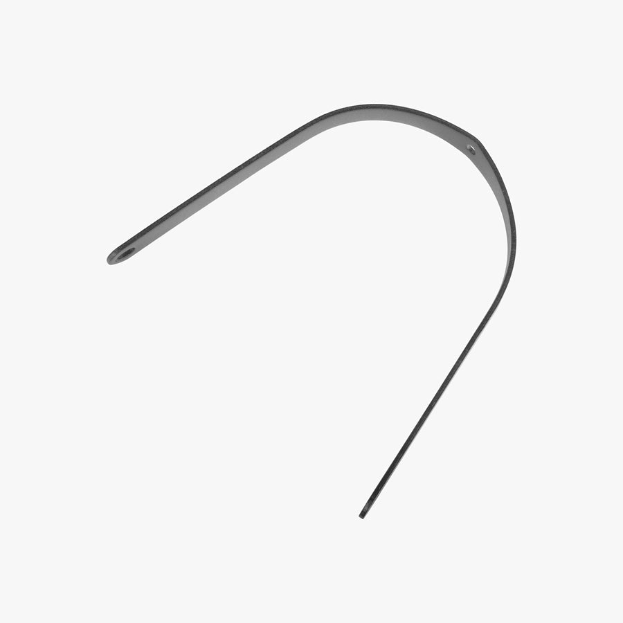 Rear Fender Bracket for KingSong E1 – curved black metal bracket