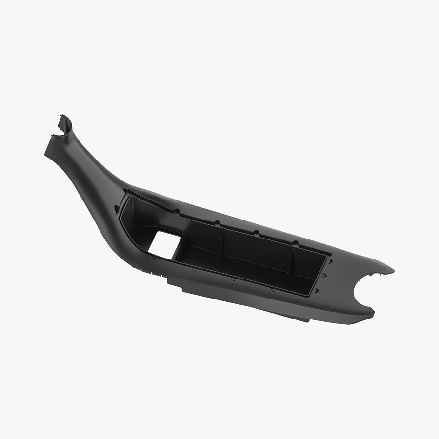 Deck Cover for KingSong N15 – black deck cover, angled view