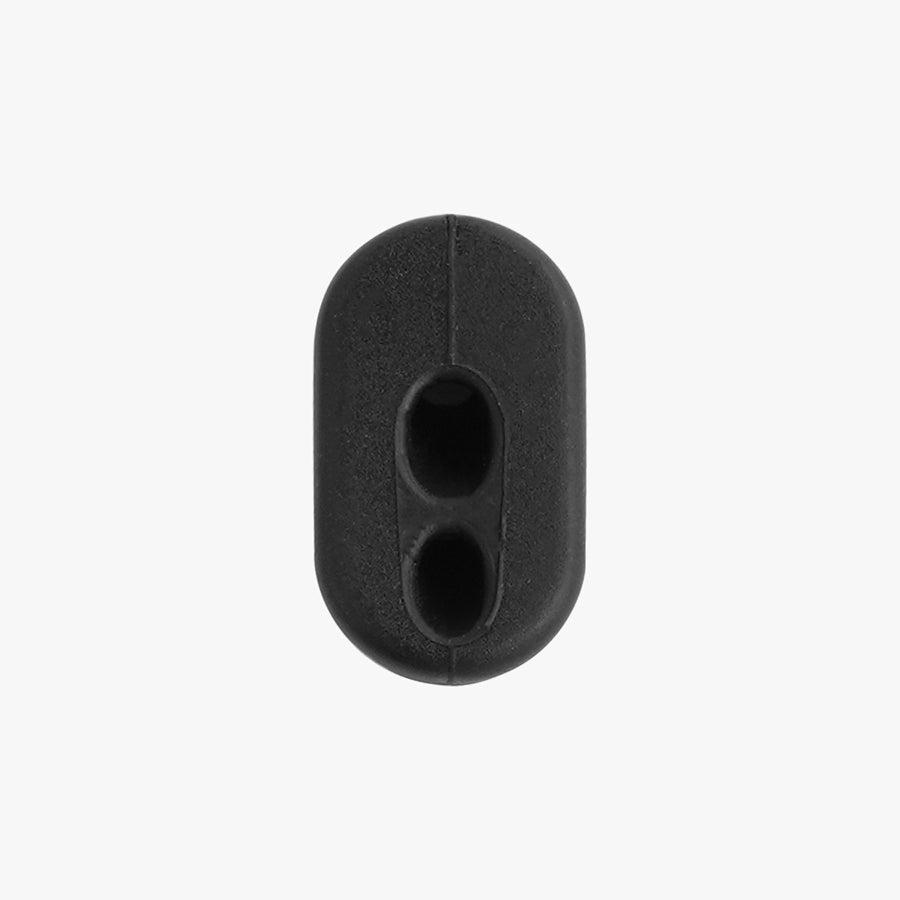 Silicone Plug for KingSong N12 Pro – black oval silicone plug with two holes