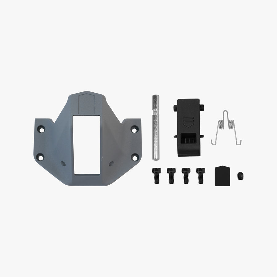 Hook Holder Kit for KingSong N12 Pro – kit contents, bracket, pin, latch, springs, screws