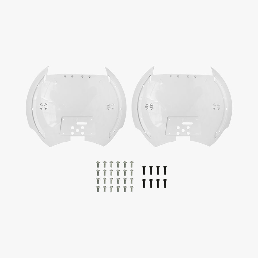 White Side Cover Set for KingSong 14M and KingSong 14D – white side cover set with screws