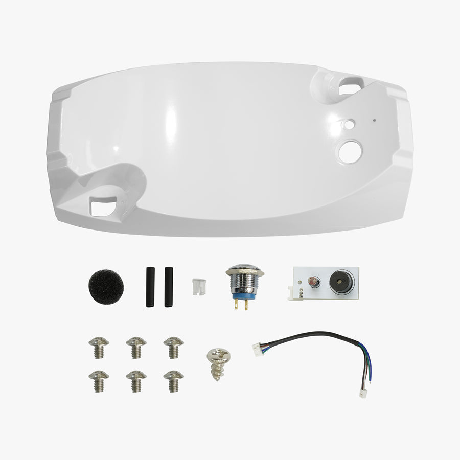 White Top Cover Set for KingSong 14M and KingSong 14D – white cover and various small parts