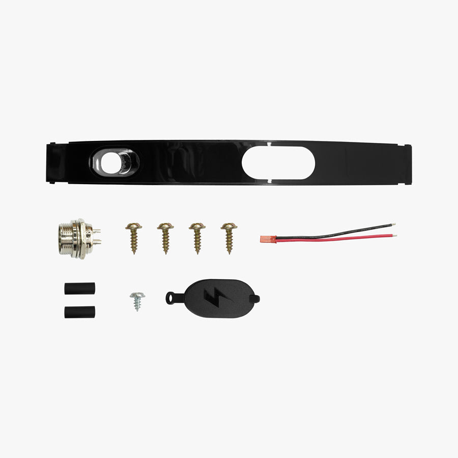 Charging Port Side Panel Set for KingSong 14M and KingSong 14D – charging port panel and components