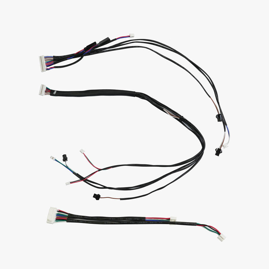 Wire Set for KingSong 16X and KingSong 16XS – three black wiring harnesses with connectors
