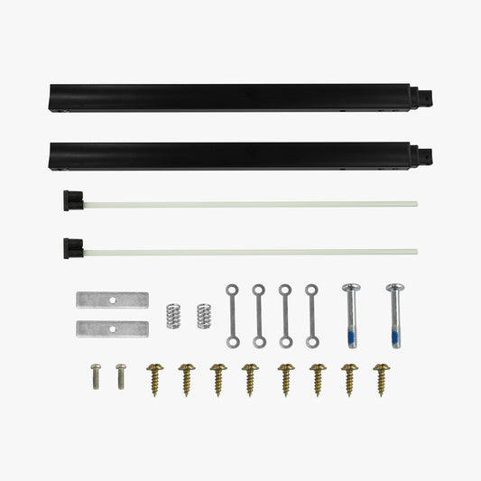 Trolley Set for KingSong 16X and KingSong 16XS – trolley set components, flat lay