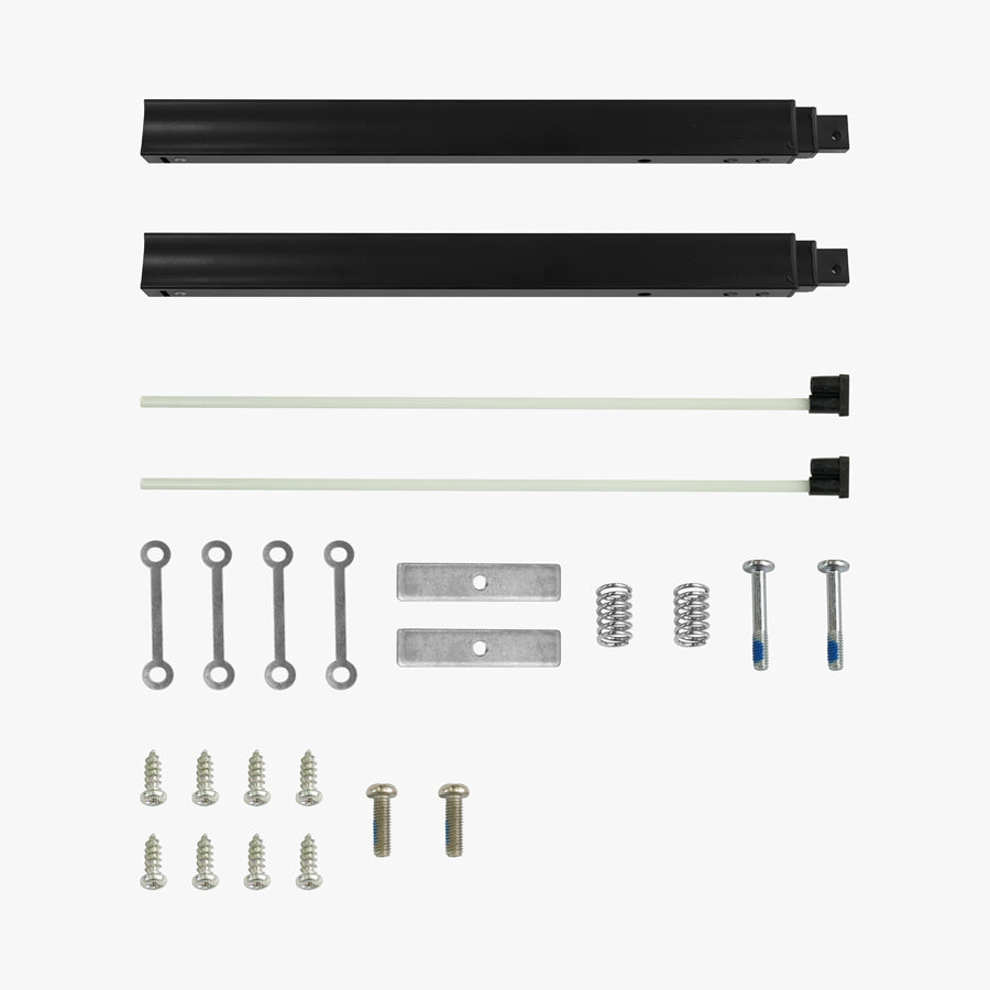 Trolley Set for KingSong 16S – trolley set components, flat lay