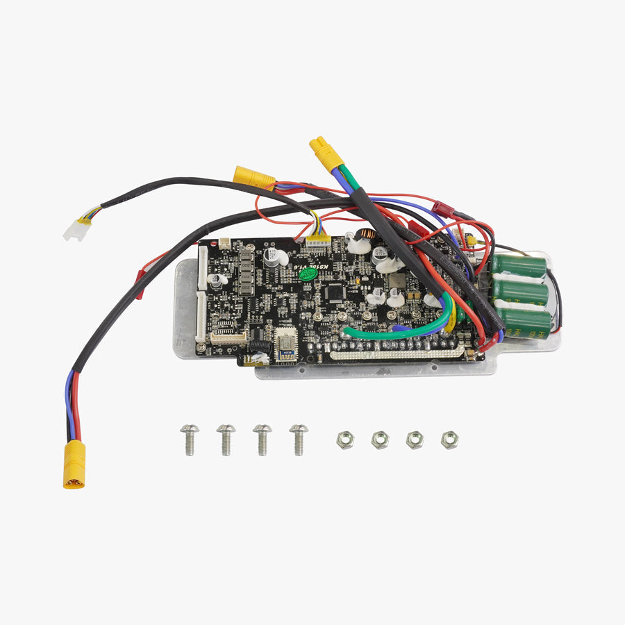 Control Board Set for KingSong 18L and KingSong 18XL – control board with wires, screws, and nuts