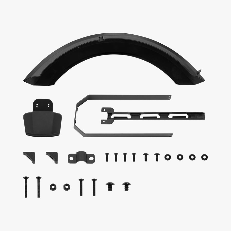 Fender Kit for KingSong F22 Pro – kit contents, top-down view