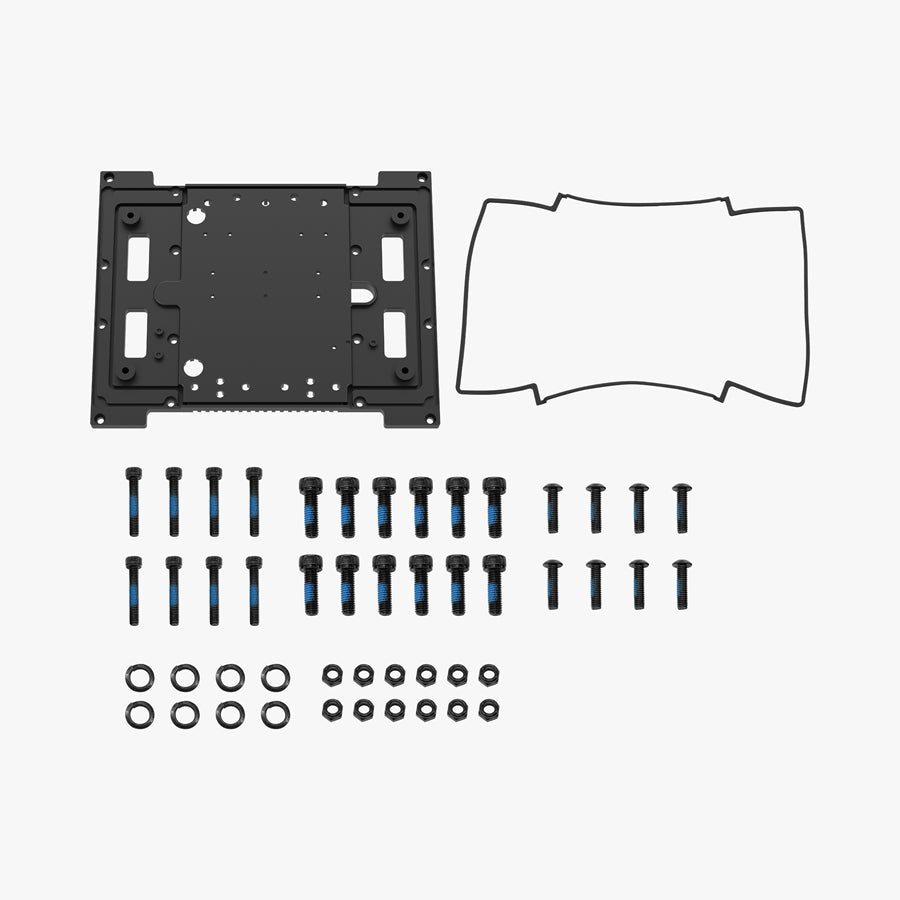 Motherboard Holder Kit for KingSong F22 Pro – metal plate, gasket, bolts, washers