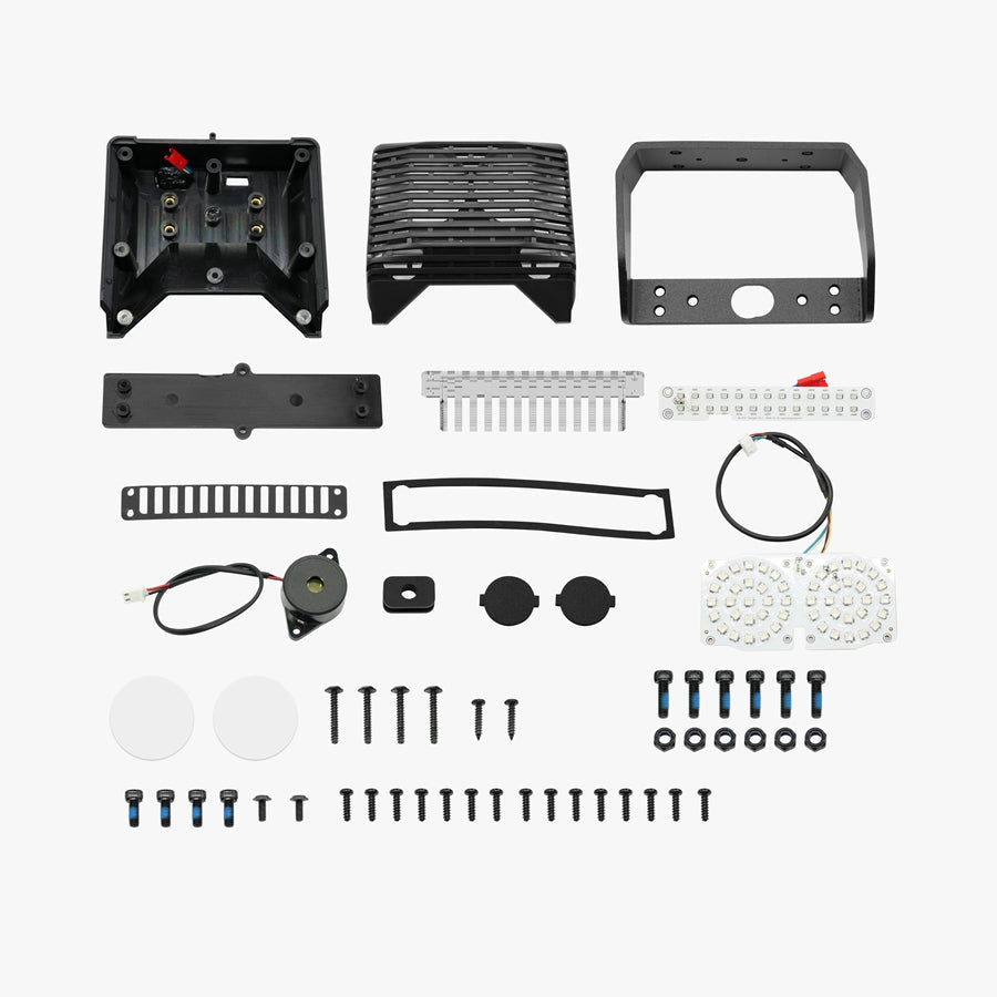 Taillight Kit for KingSong F22 Pro – taillight kit components, disassembled