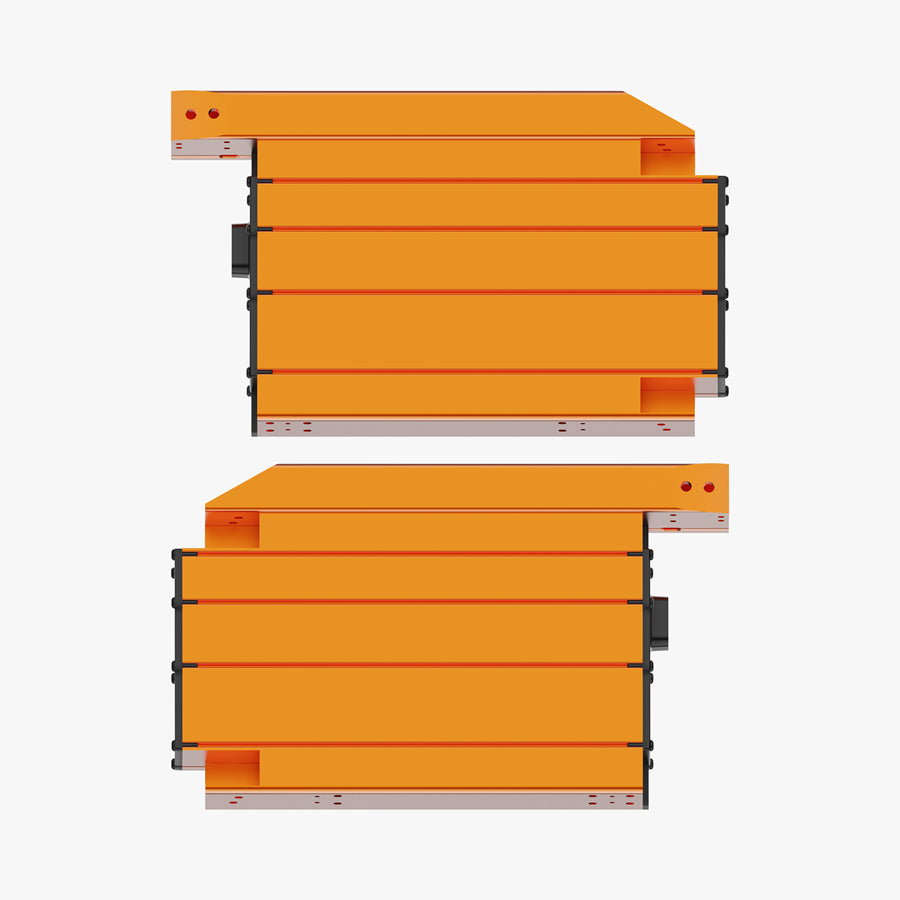 Battery Pack Set for KingSong S16 – two orange battery packs, top view
