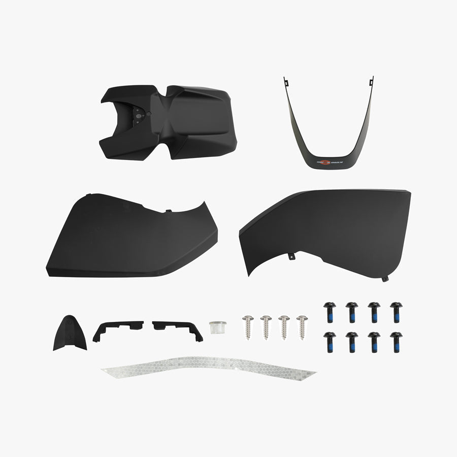 Black Decoration Panel Set for KingSong S18, KingSong S18 Pro and KingSong S18 Pro+ – black decoration panel set and fixings