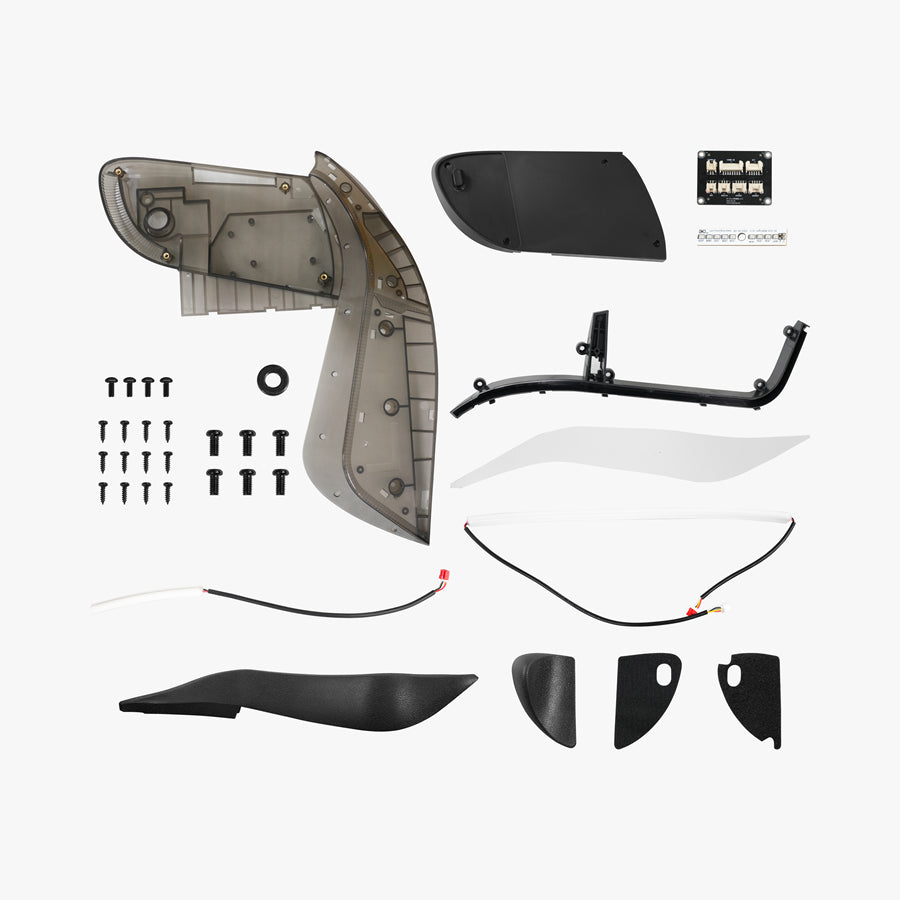 Right Side Panel Set for KingSong S19 and KingSong S19 Pro – exploded view of panel components