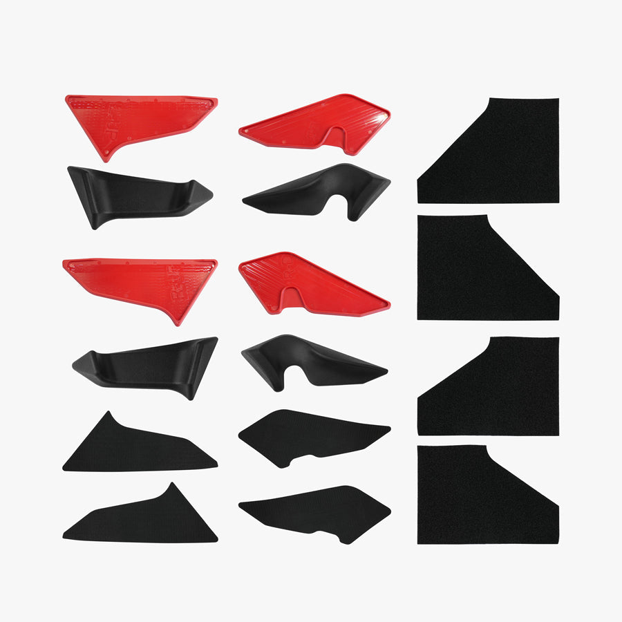 Power Pads Set for KingSong S22 Pro and KingSong S22 Pro+ – red and black pad set