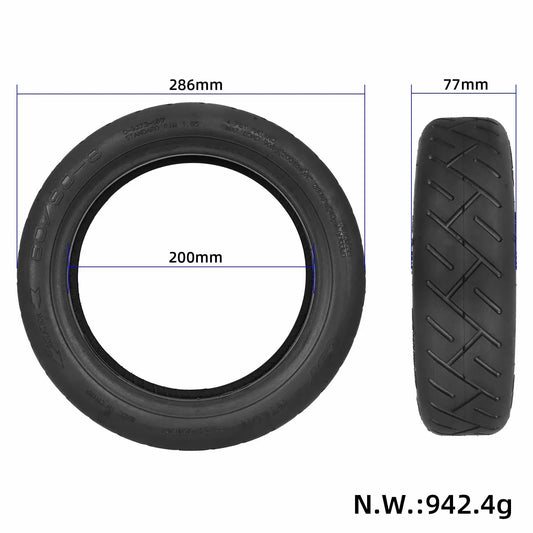 60/90-8 Tire for Xiaomi 5 Plus & Xiaomi 6 – dimensions and weight infographic