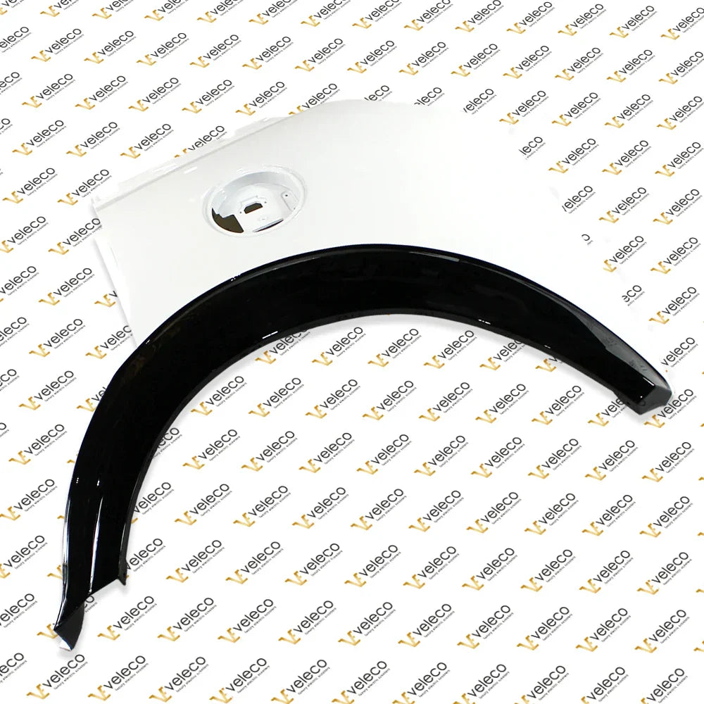 White Rear Left Wheel Arch Panel for Veleco Advena – white and black wheel arch panel