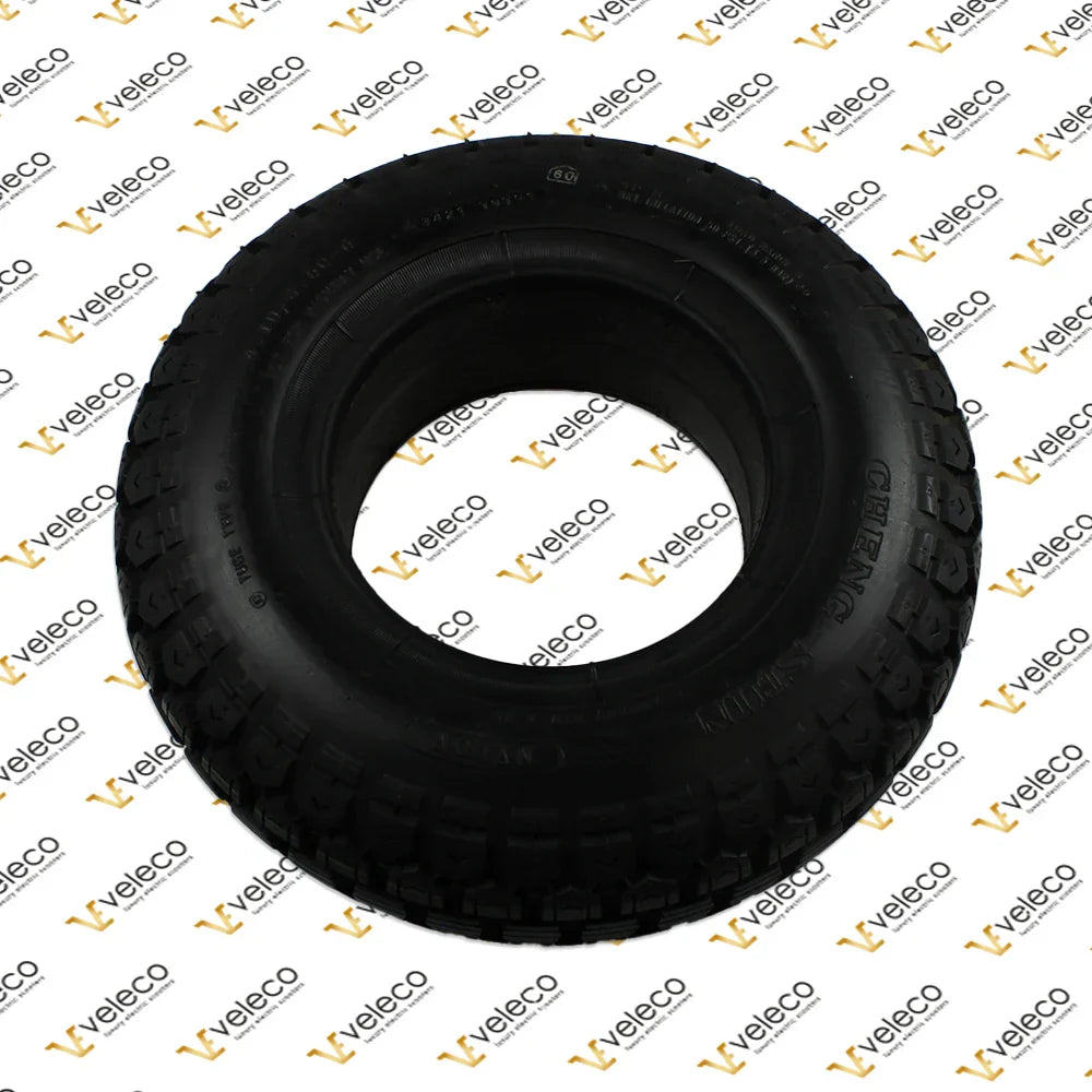 Solid Tire for Veleco Sharpy – front three-quarter view