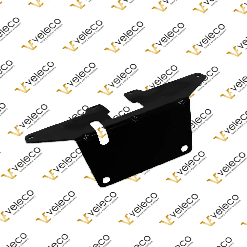 Right Under Seat Side Panel for Veleco Faster – black metal plate with mounting holes