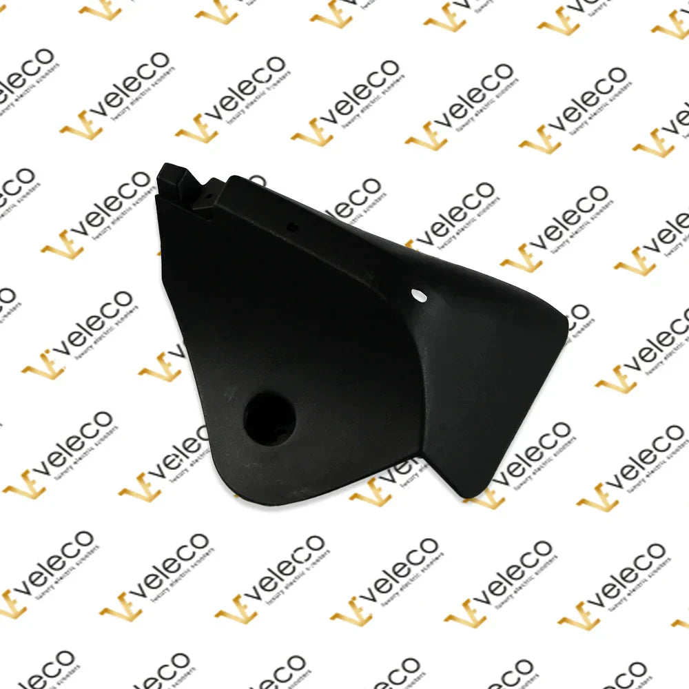 Front Left Inner Fender for Veleco Gravis – black plastic inner fender, angled view