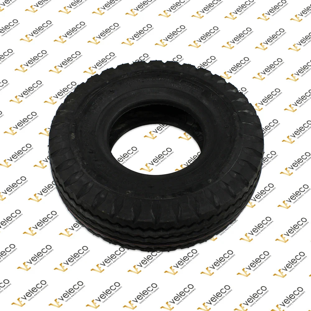 Outer Tire for Veleco Looper – black outer tire, top view