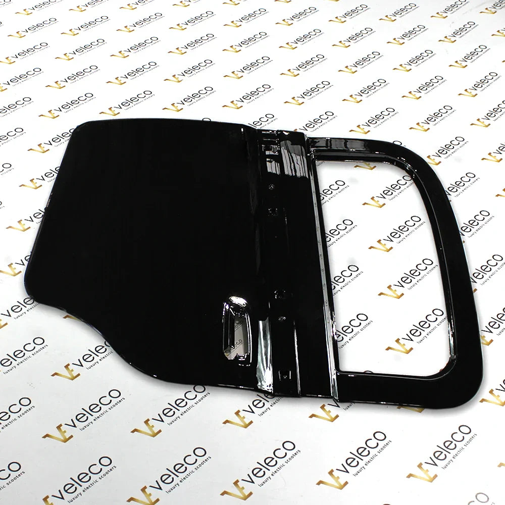 Black Left Door for Veleco Advena – black left door panel, angled view