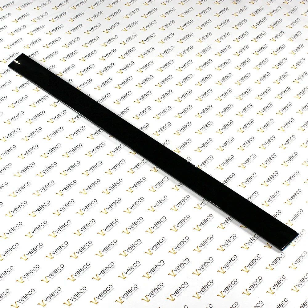 Black left side center line strip for Veleco Advena – long black strip, top view